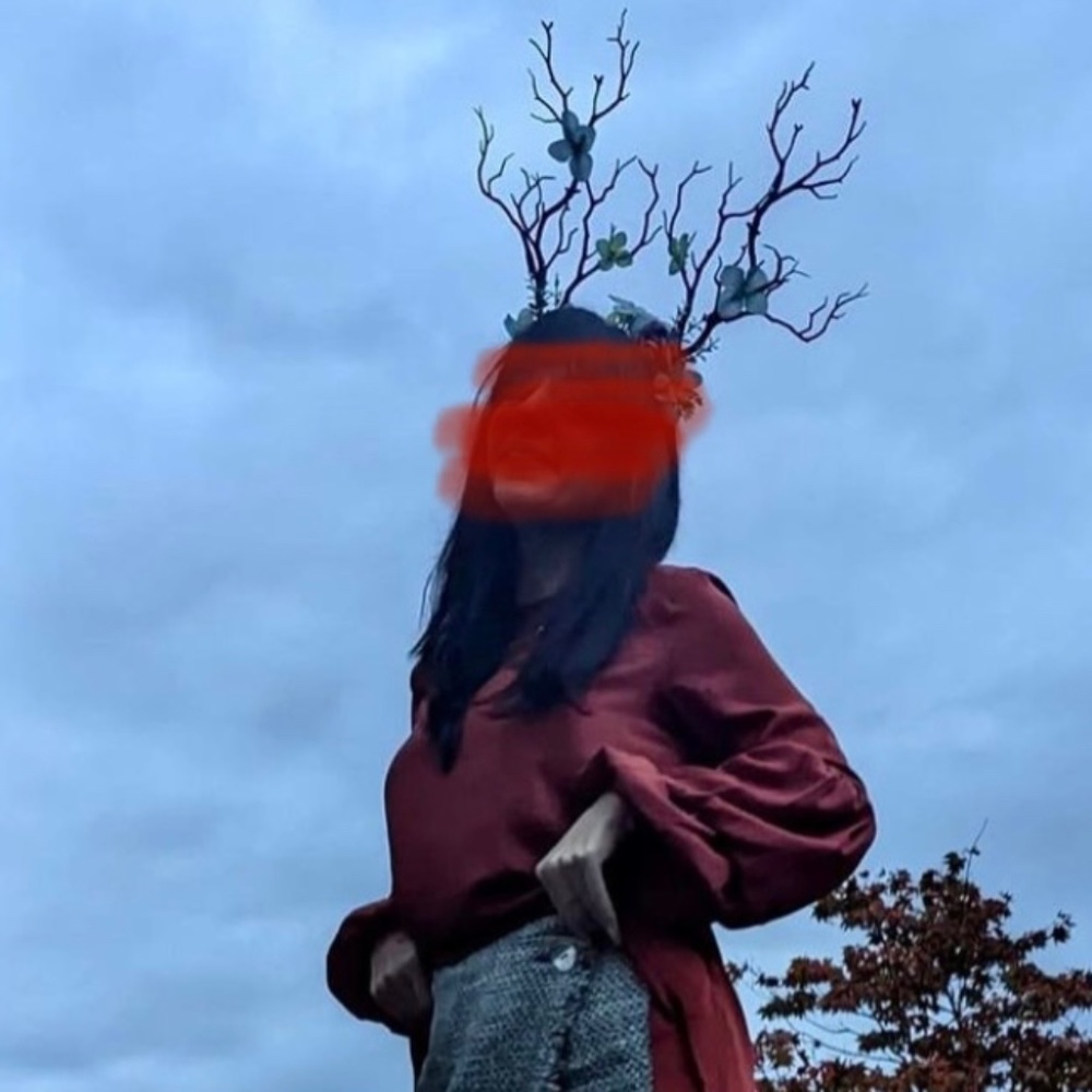 Halloween Headpiece - jackolope antlers